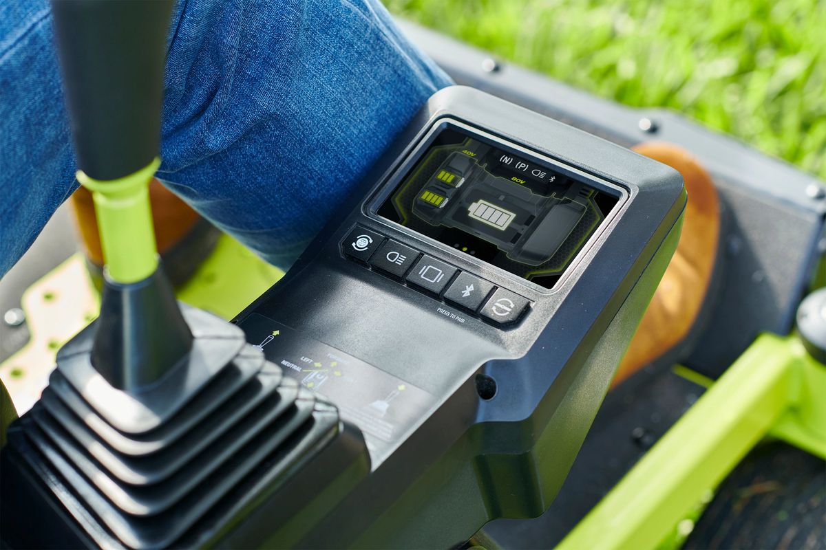 80V HP BRUSHLESS 30" LITHIUM ELECTRIC ZERO TURN RIDING MOWER Image 17