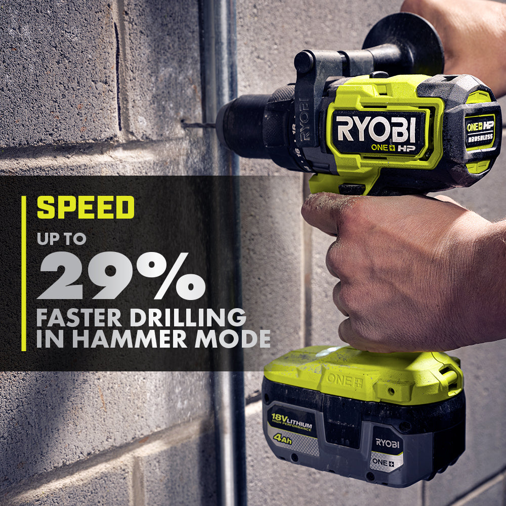 18V ONE+ HP Brushless 1/2" Hammer Drill Kit Image 2